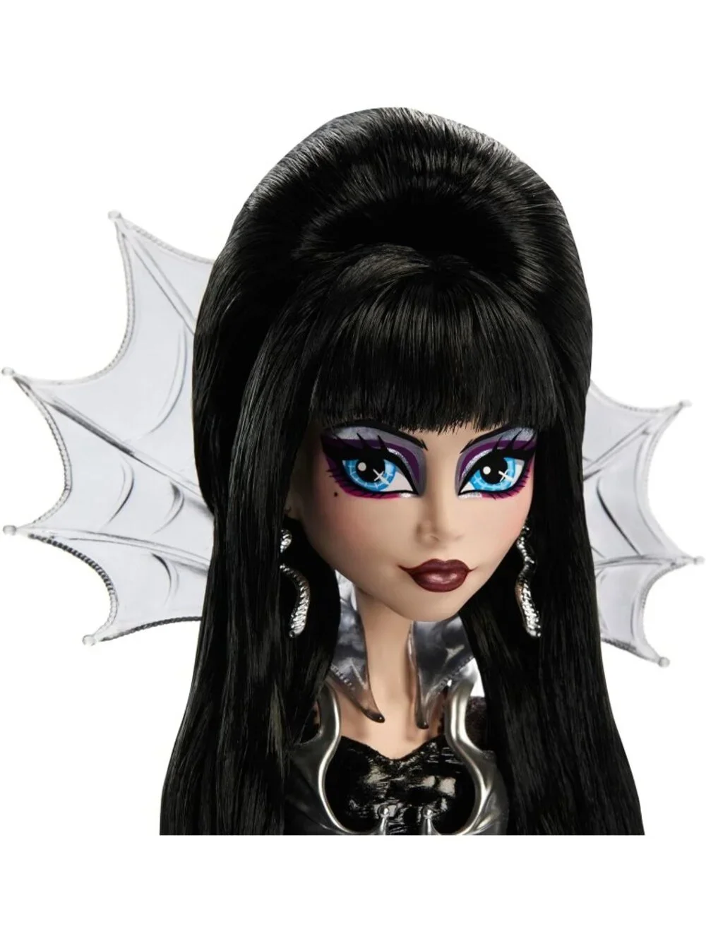 Monster High Doll Elvira Mistress of Dark Collectible in Black Faux Leather NIB